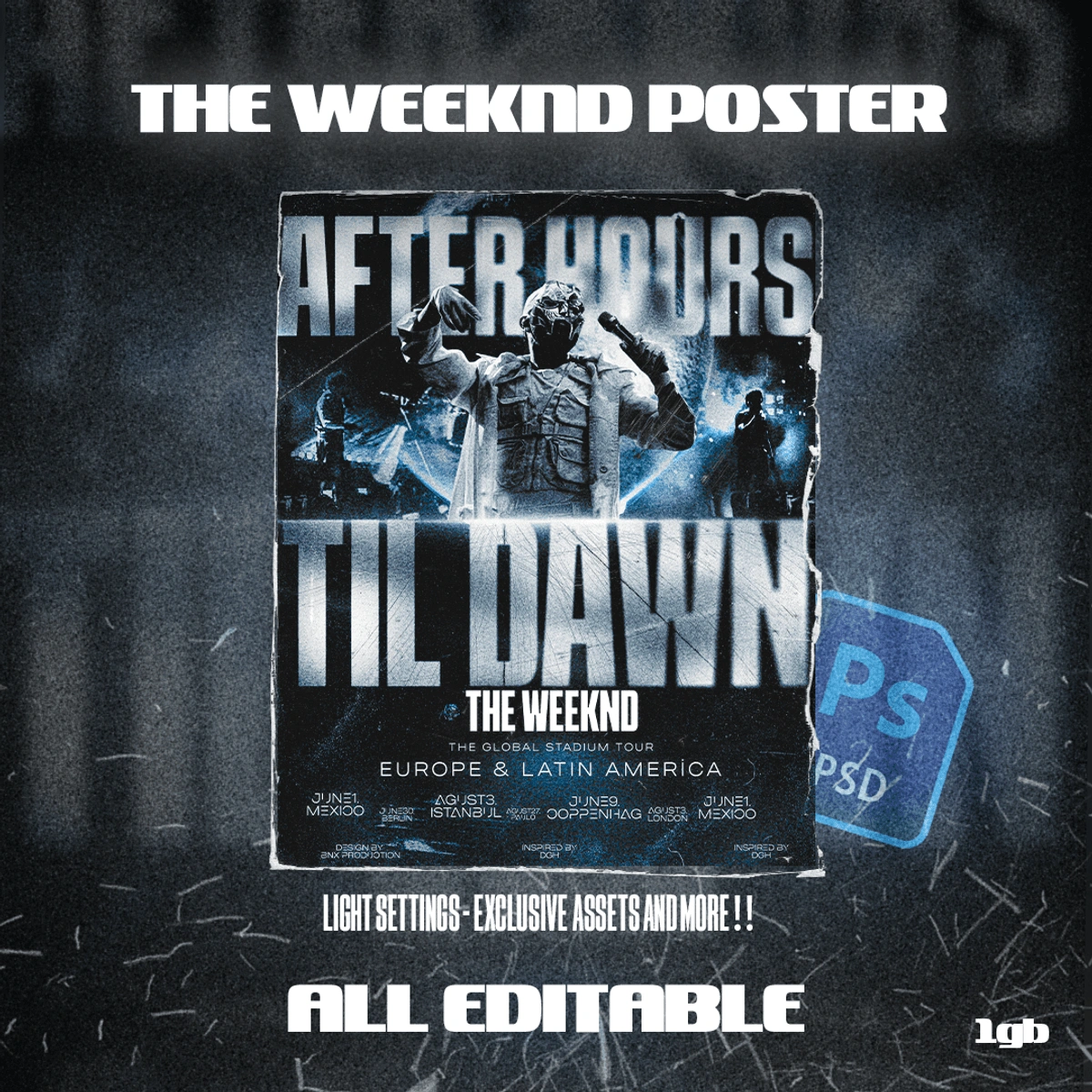 The Weeknd Tour Poster